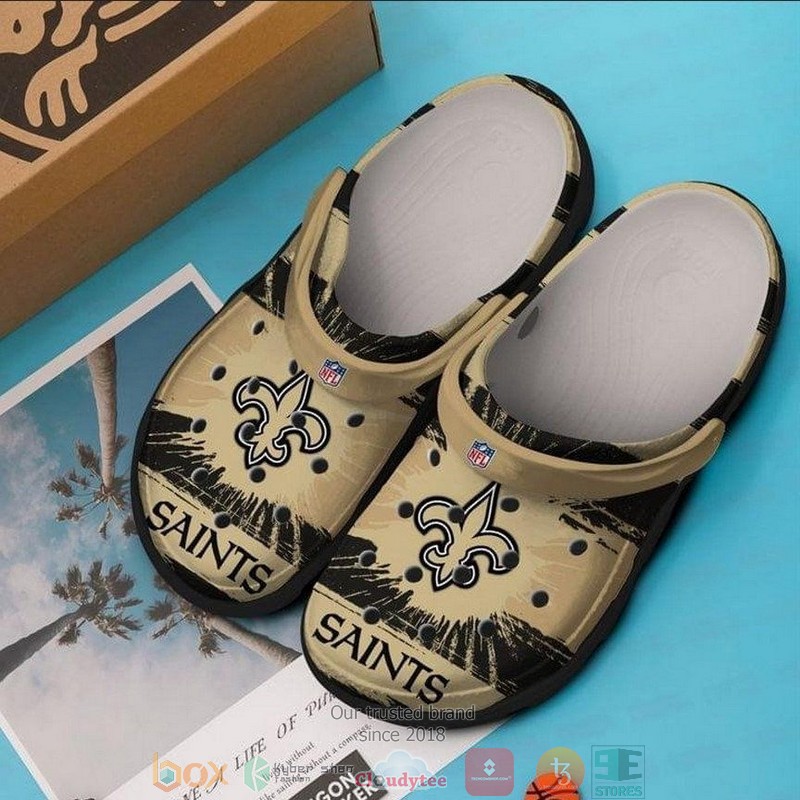 Personalized NFL New Orleans Saints Crocs Band Shoes