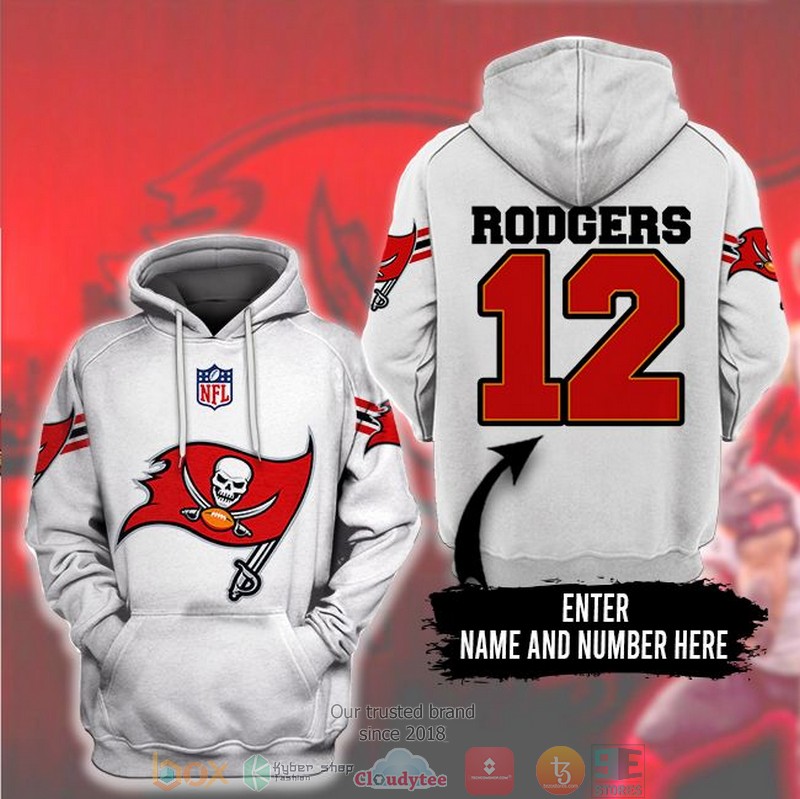 NEW Personalized Tampa Bay Buccaneers custom 3D Hoodie