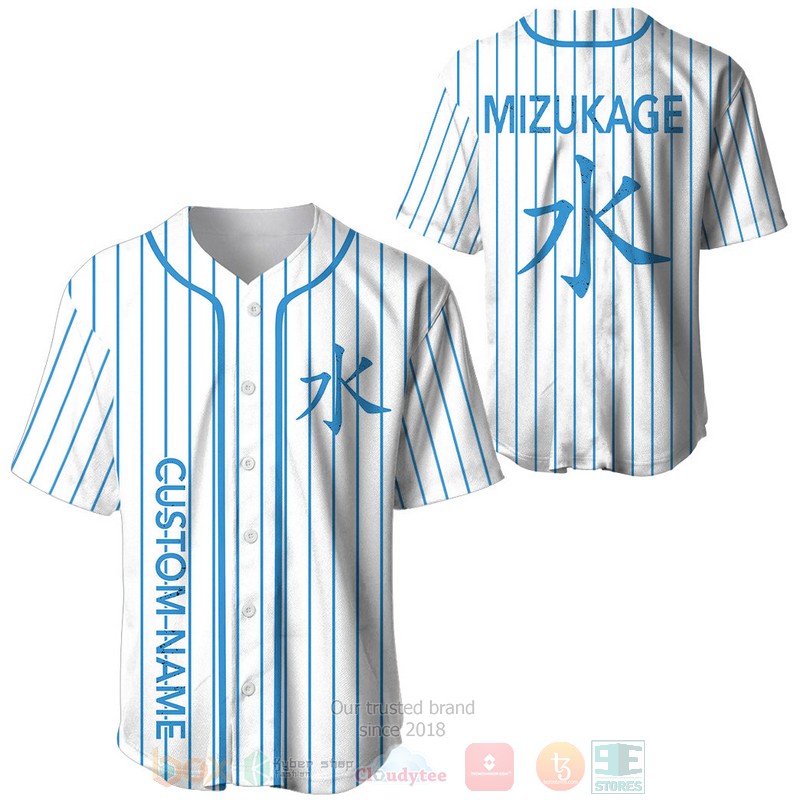 Personalized Naruto Mizukage custom Baseball Jersey 2 Personalized Naruto Mizukage custom Baseball Jersey word3