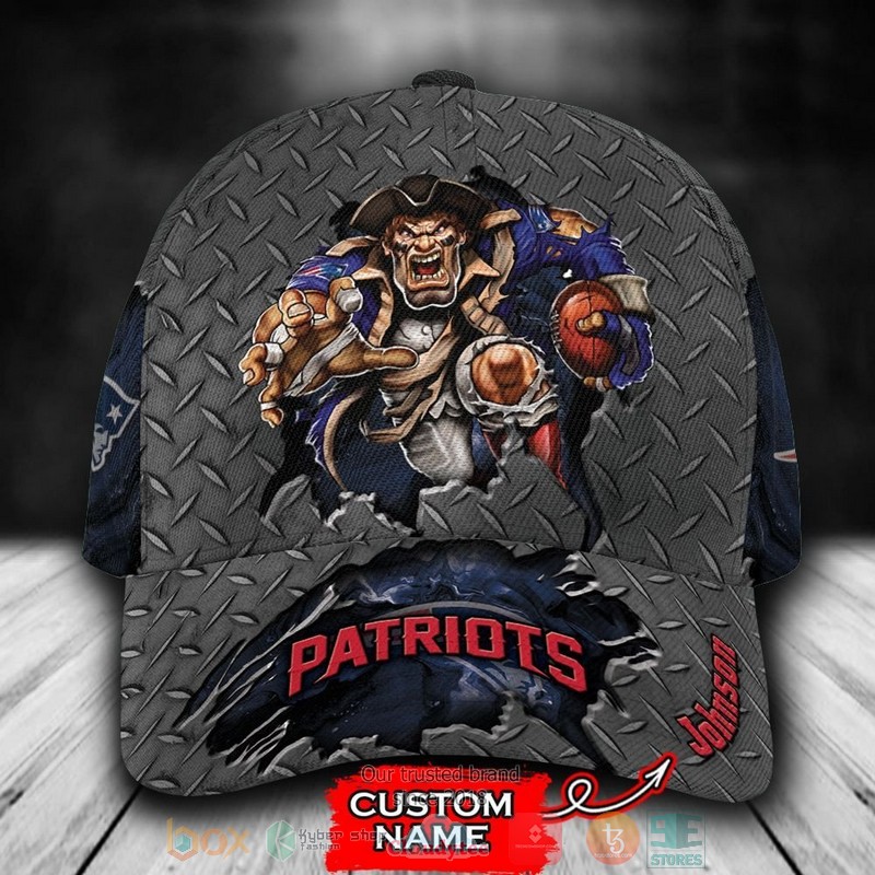 Best Personalized New England Patriots Mascot Custom Hat Word3