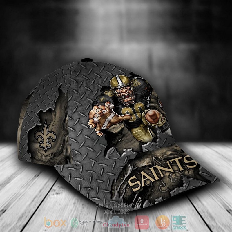 NEW New Orleans Saints Mascot Custom name Cap Hat 2 NEW New Orleans Saints Mascot Custom name Cap Hat word3