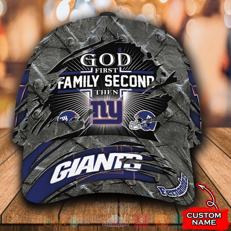 Best Personalized New York Giants Custom Hat Word3