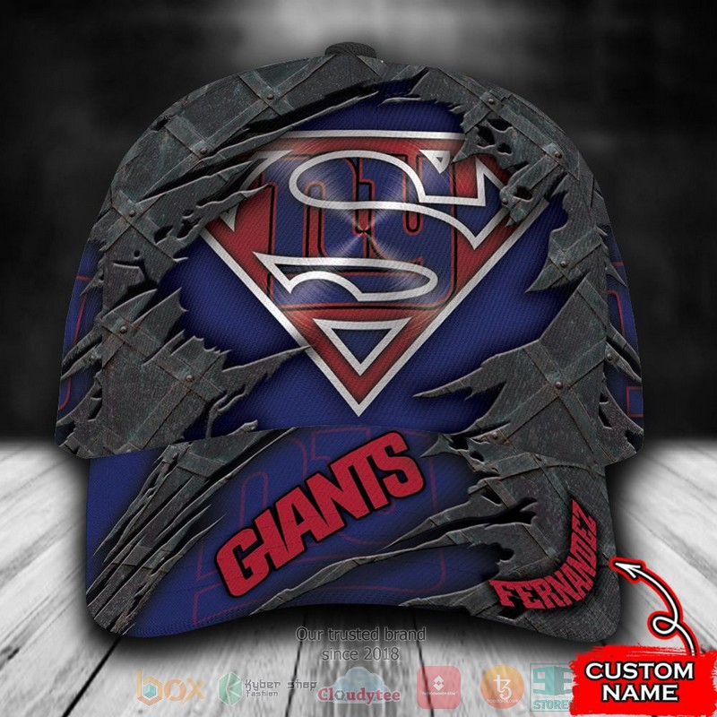BEST Personalized New York Giants Superman custom Hat word3