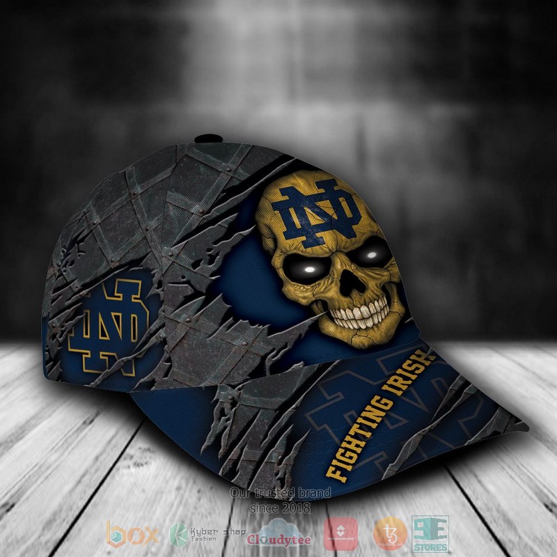 BEST Personalized Notre Dame Fighting Irish Skull custom Hat 2 BEST Personalized Notre Dame Fighting Irish Skull custom Hat word1