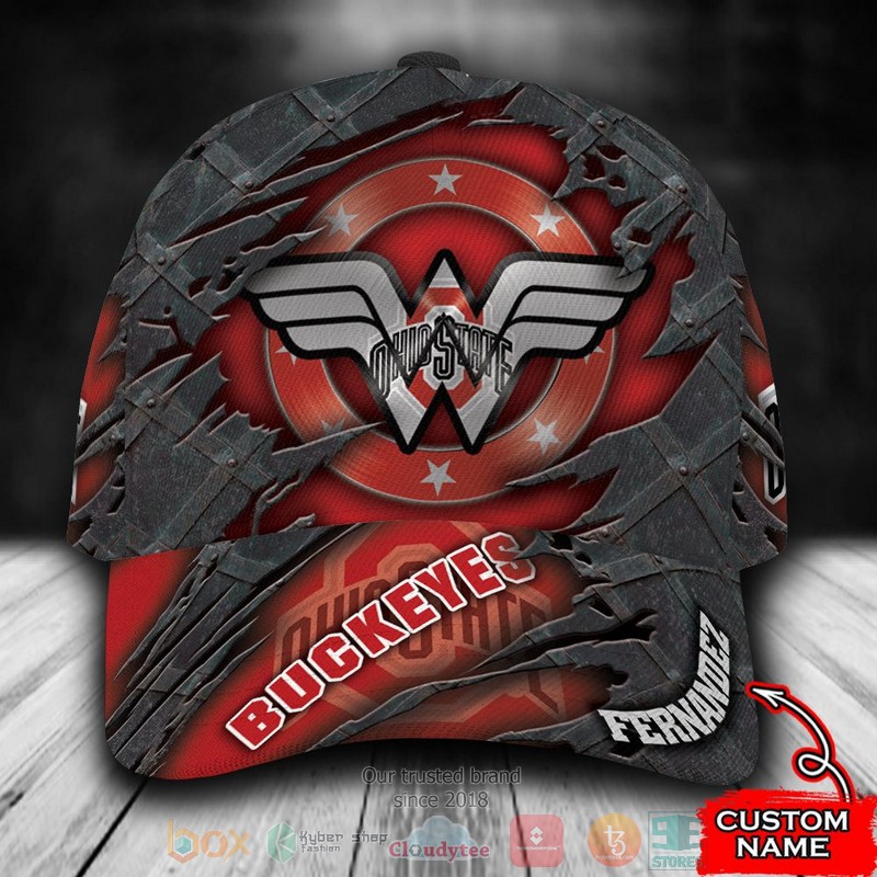 BEST Personalized Ohio State Buckeyes Wonder Woman custom Hat 9 BEST Personalized Ohio State Buckeyes Wonder Woman custom Hat word3