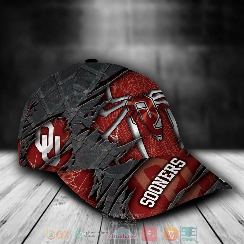 BEST Personalized Oklahoma Sooners Spiderman custom Hat 2 BEST Personalized Oklahoma Sooners Spiderman custom Hat word1