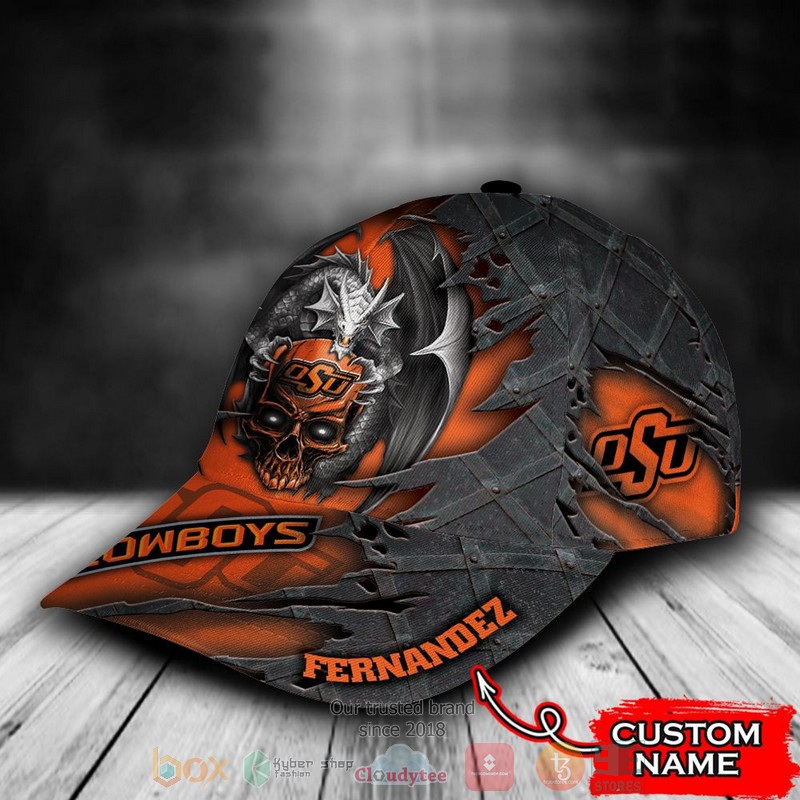 BEST Personalized Oklahoma State Cowboys Dragon custom Hat 3 BEST Personalized Oklahoma State Cowboys Dragon custom Hat word2