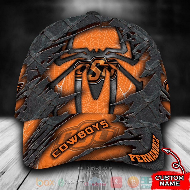 BEST Personalized Oklahoma State Cowboys Spiderman custom Hat word2