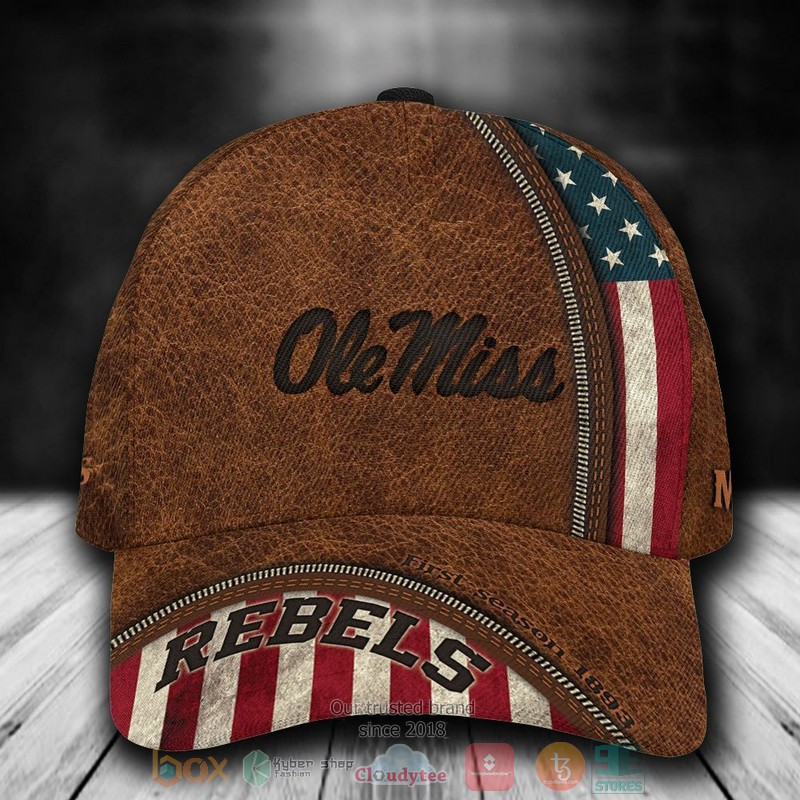 NEW Ole Miss Rebels Custom name Cap Hat word2