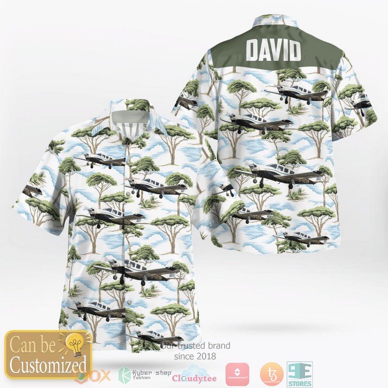 Personalized Pipe PA-32R-300 Cherokee Lance Aloha Shirt word2