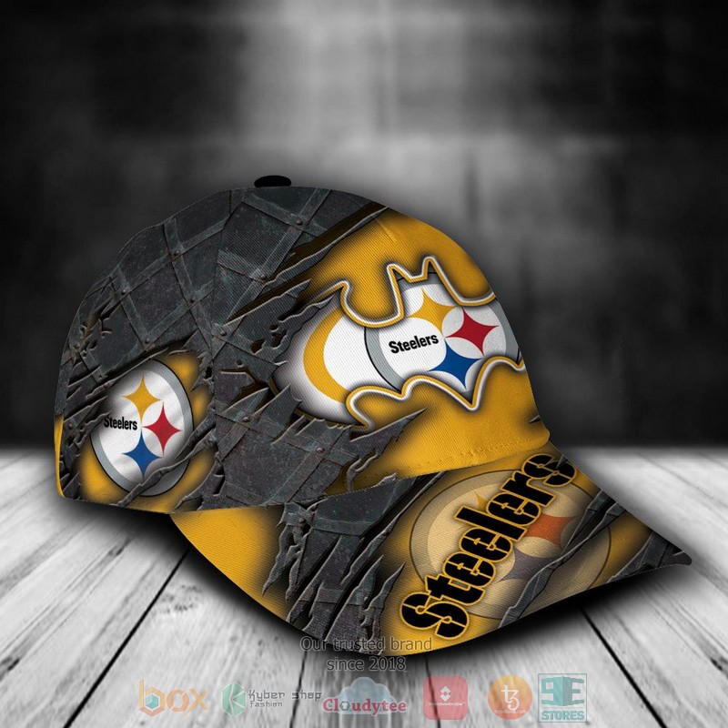 Best Personalized Pittsburgh Steelers Batman Custom Hat Word2
