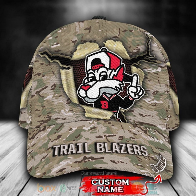 NEW Portland Trail Blazers Camo Mascot Custom name Cap Hat 8 NEW Portland Trail Blazers Camo Mascot Custom name Cap Hat word1