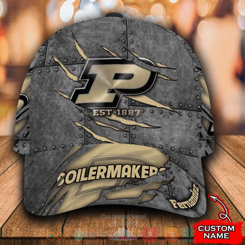 BEST Personalized Purdue Boilermakers Est 1887 custom Hat word3