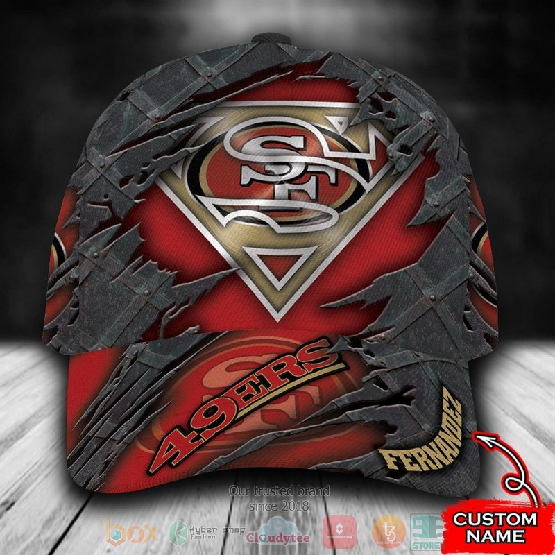 BEST Personalized San Francisco 49ers Superman custom Hat word2