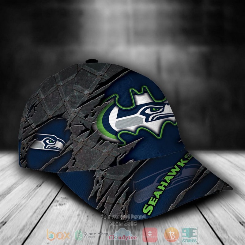 BEST Personalized Seattle Seahawks Batman custom Hat 2 BEST Personalized Seattle Seahawks Batman custom Hat word1