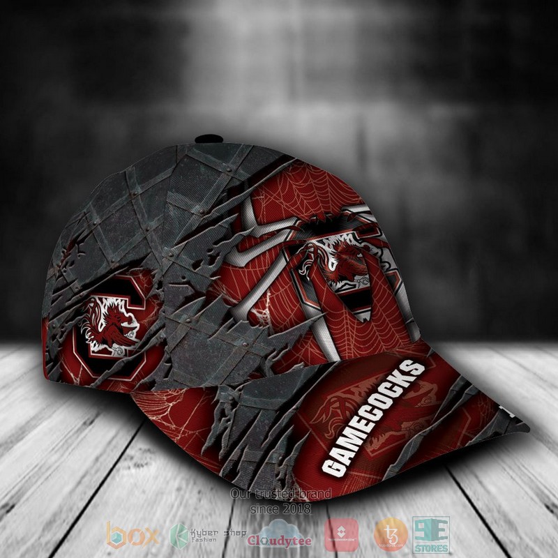 BEST Personalized South Carolina Gamecocks Spiderman custom Hat 2 BEST Personalized South Carolina Gamecocks Spiderman custom Hat word3