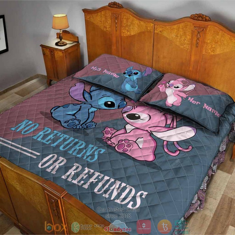 NEW Personalized Stitch Angel I'm yours bedding set 2 NEW Personalized Stitch Angel I'm yours bedding set word1
