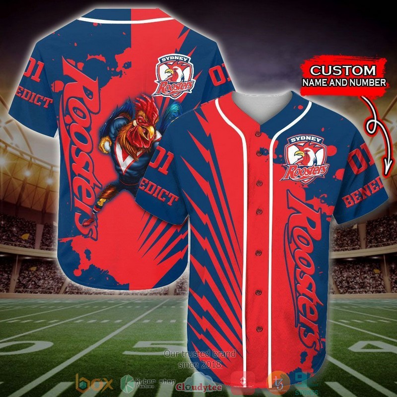 Personalized Sydney Roosters NRL Baseball Jersey Shirt 1 Personalized Sydney Roosters NRL Baseball Jersey Shirt word2