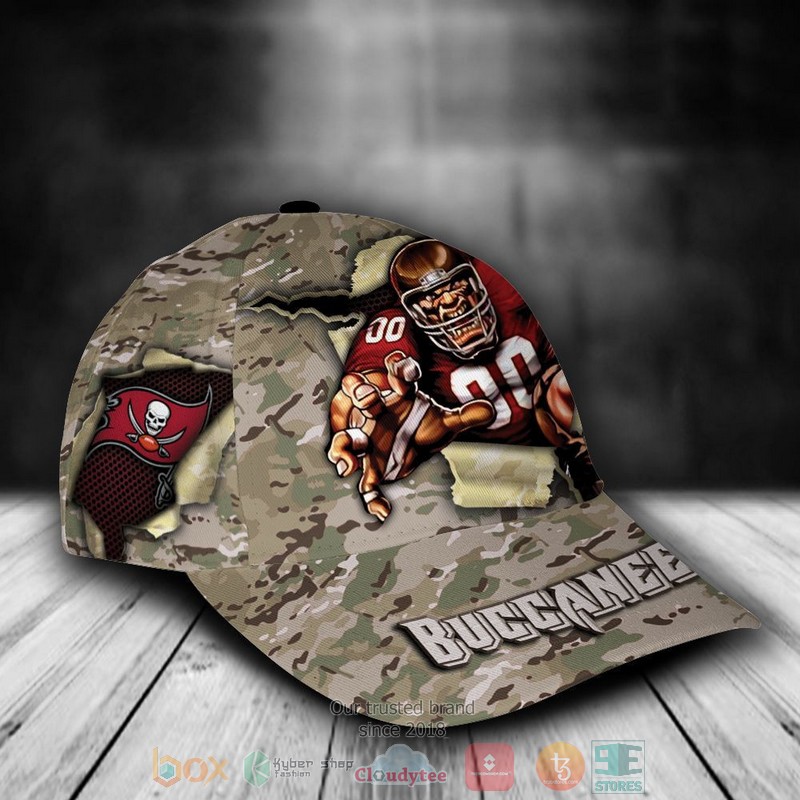 NEW Tampa Bay Buccaneers CAMO Mascot Custom name Cap Hat 3 NEW Tampa Bay Buccaneers CAMO Mascot Custom name Cap Hat word1