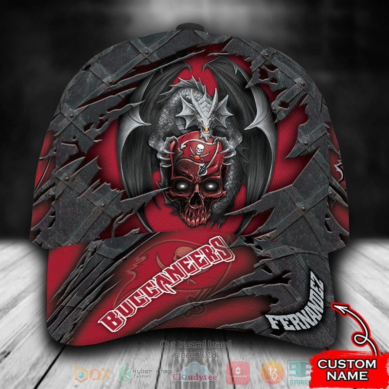 BEST Personalized Tampa Bay Buccaneers Dragon custom Hat word3