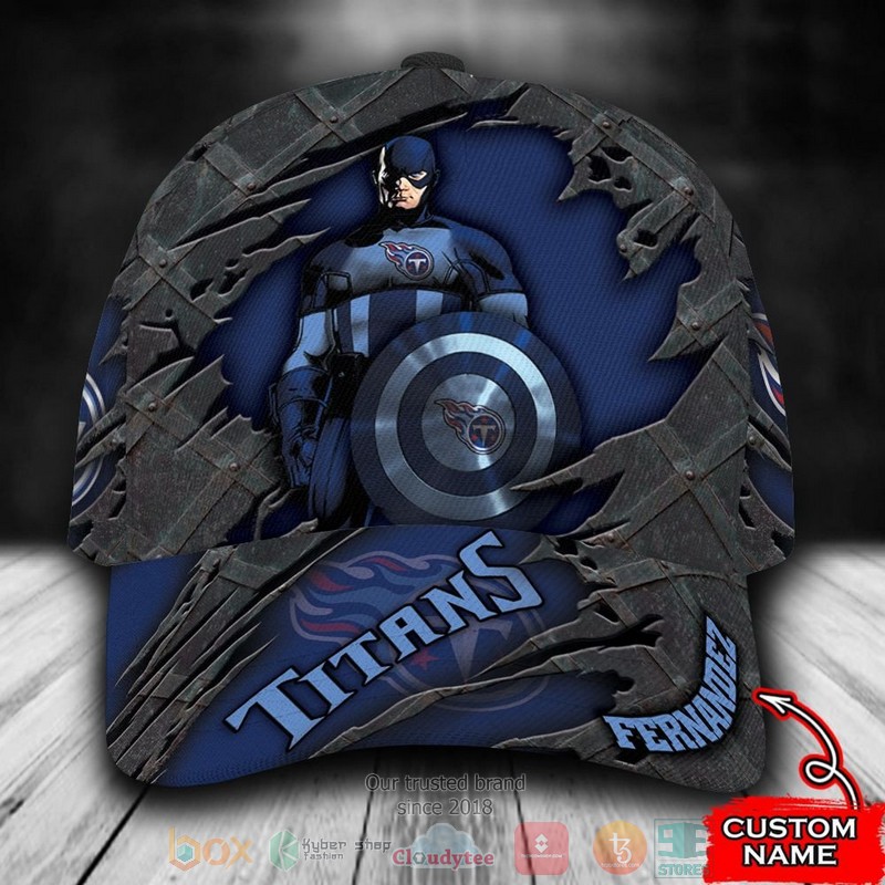 BEST Personalized Tennessee Titans Captain America custom Hat 8 BEST Personalized Tennessee Titans Captain America custom Hat word2