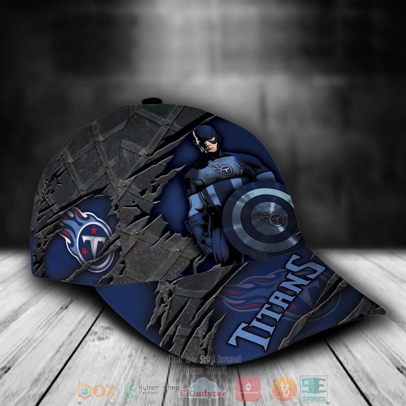 BEST Personalized Tennessee Titans Captain America custom Hat 2 BEST Personalized Tennessee Titans Captain America custom Hat word1