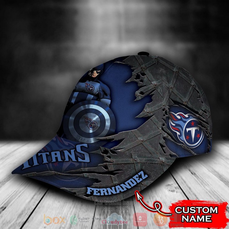 BEST Personalized Tennessee Titans Captain America custom Hat 3 BEST Personalized Tennessee Titans Captain America custom Hat word1