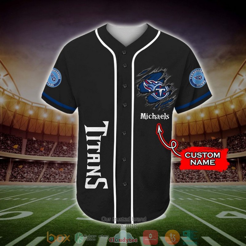 Personalized Tennessee Titans NFL Stand for the flag Baseball Jersey Shirt 2 Personalized Tennessee Titans NFL Stand for the flag Baseball Jersey Shirt word2