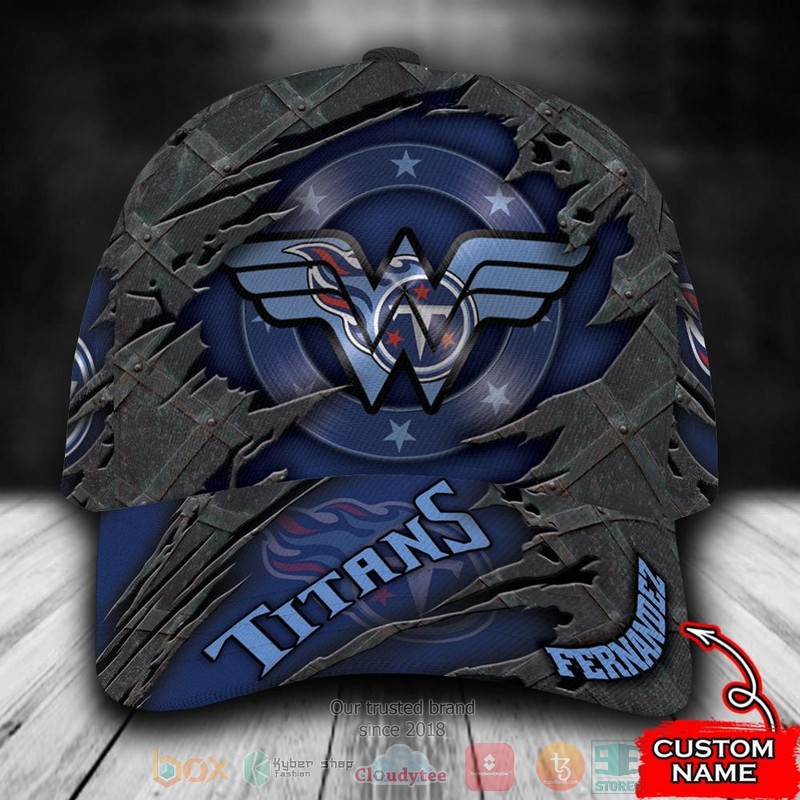 BEST Personalized Tennessee Titans Wonder Woman custom Hat word2