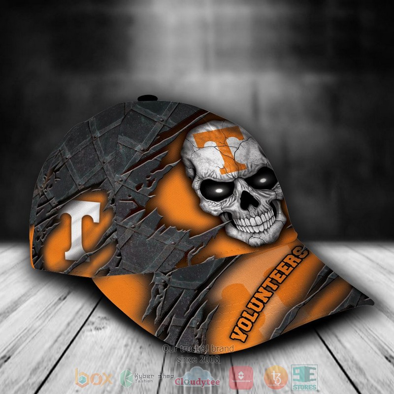 BEST Personalized Tennessee Volunteers Skull custom Hat 2 BEST Personalized Tennessee Volunteers Skull custom Hat word2
