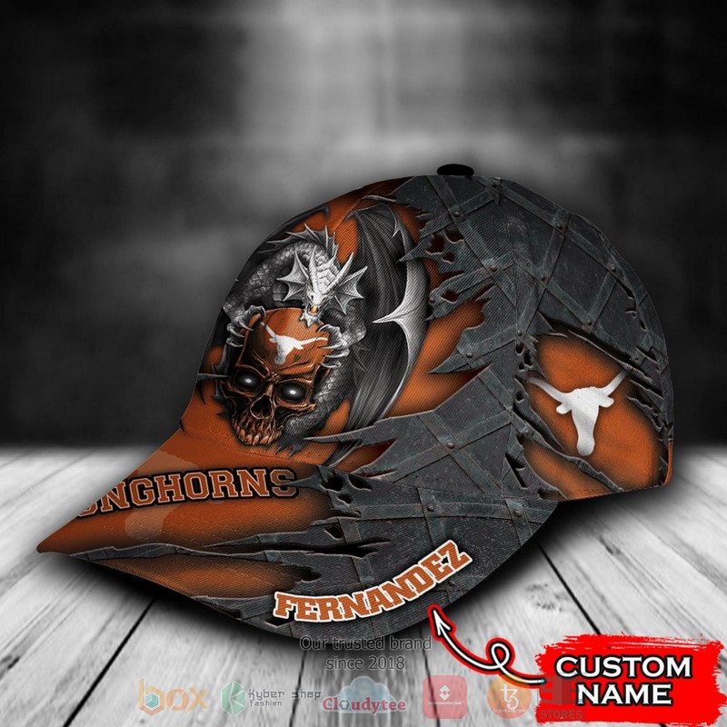 BEST Personalized Texas Longhorns Dragon custom Hat 3 BEST Personalized Texas Longhorns Dragon custom Hat word3