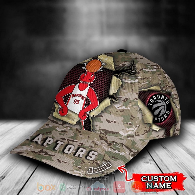 NEW Toronto Raptors Camo Mascot Custom name Cap Hat 2 NEW Toronto Raptors Camo Mascot Custom name Cap Hat word3
