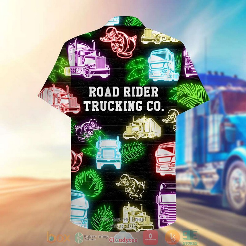 Personalized Trucker's Led Duck & Truck Pattern Hawaiian Shirt 3 Personalized Trucker's Led Duck & Truck Pattern Hawaiian Shirt word2