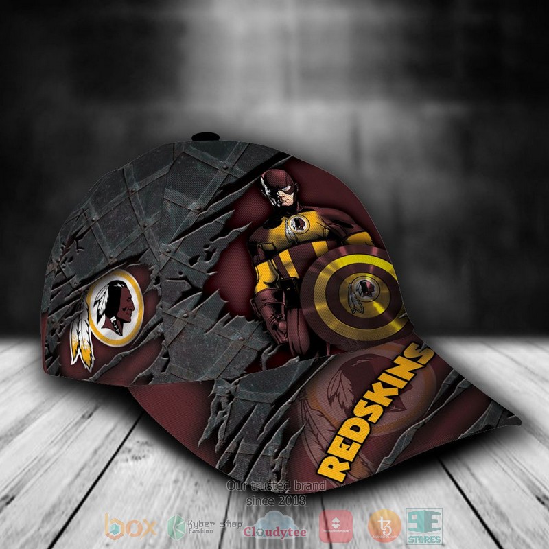 BEST Personalized Washington Redskins Captain America custom Hat 2 BEST Personalized Washington Redskins Captain America custom Hat word3