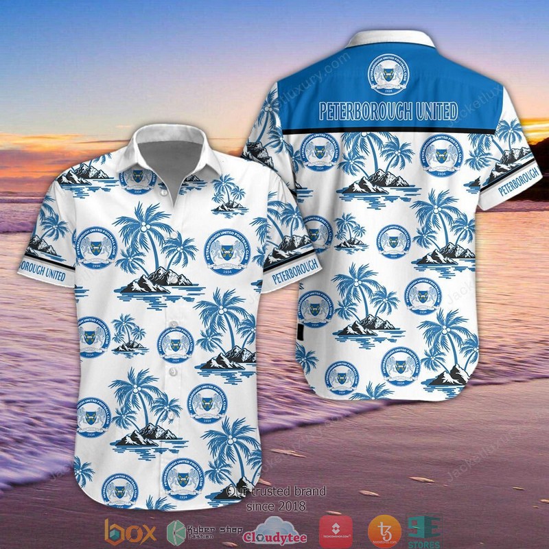 Peterborough United F.C Hawaiian Shirt, Beach Short word1