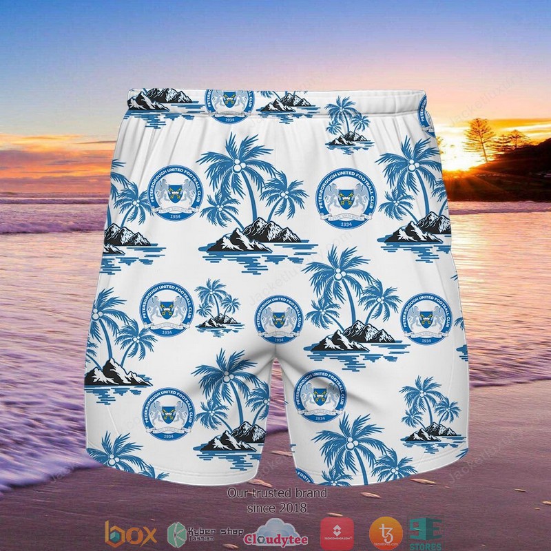 Peterborough United F.C Hawaiian Shirt, Beach Short 2 Peterborough United F.C Hawaiian Shirt, Beach Short word3