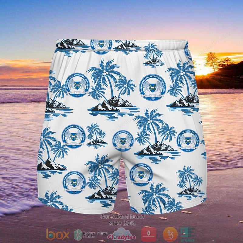 Peterborough United F.C Hawaiian shirt, short 2 Peterborough United F.C Hawaiian shirt, short word3