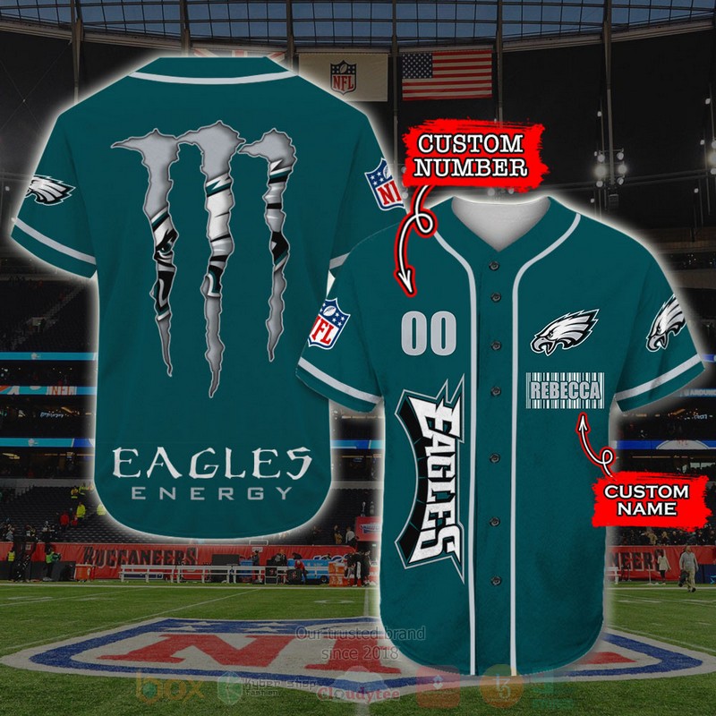BEST Philadelphia Eagles, Monster Energy Custom AOP Baseball Jersey 6 BEST Philadelphia Eagles, Monster Energy Custom AOP Baseball Jersey word2