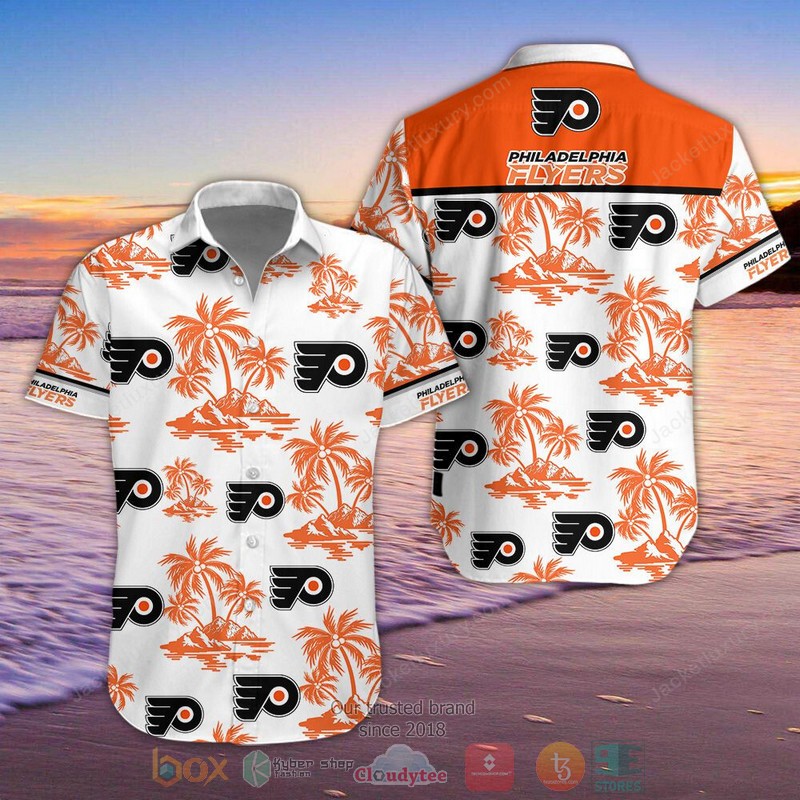 HOT Philadelphia Flyers Hawaiian Shirt, Shorts word1