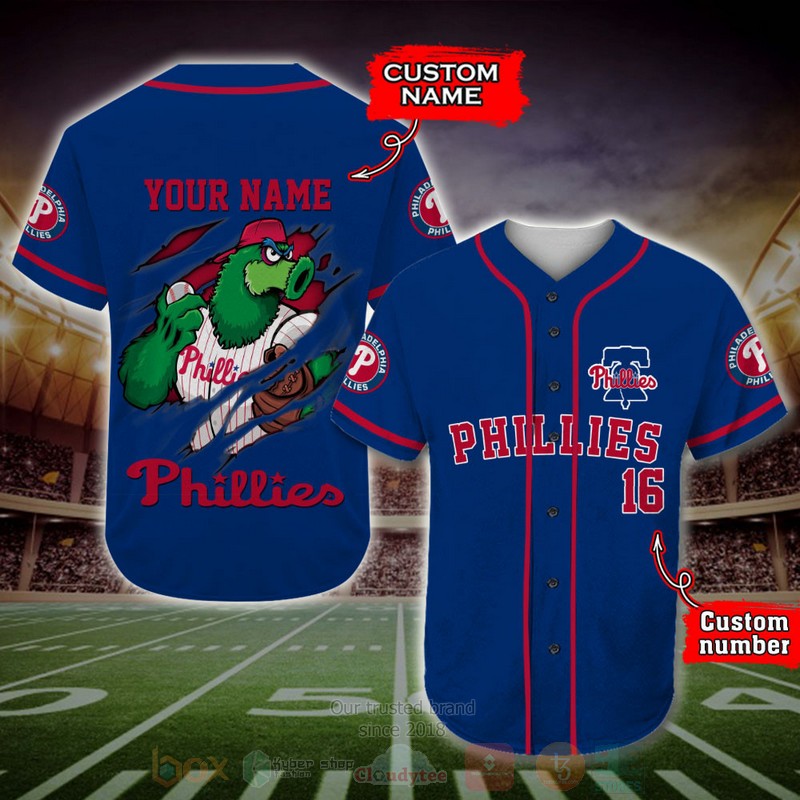 BEST Philadelphia Phillies Custom AOP Baseball Jersey word3