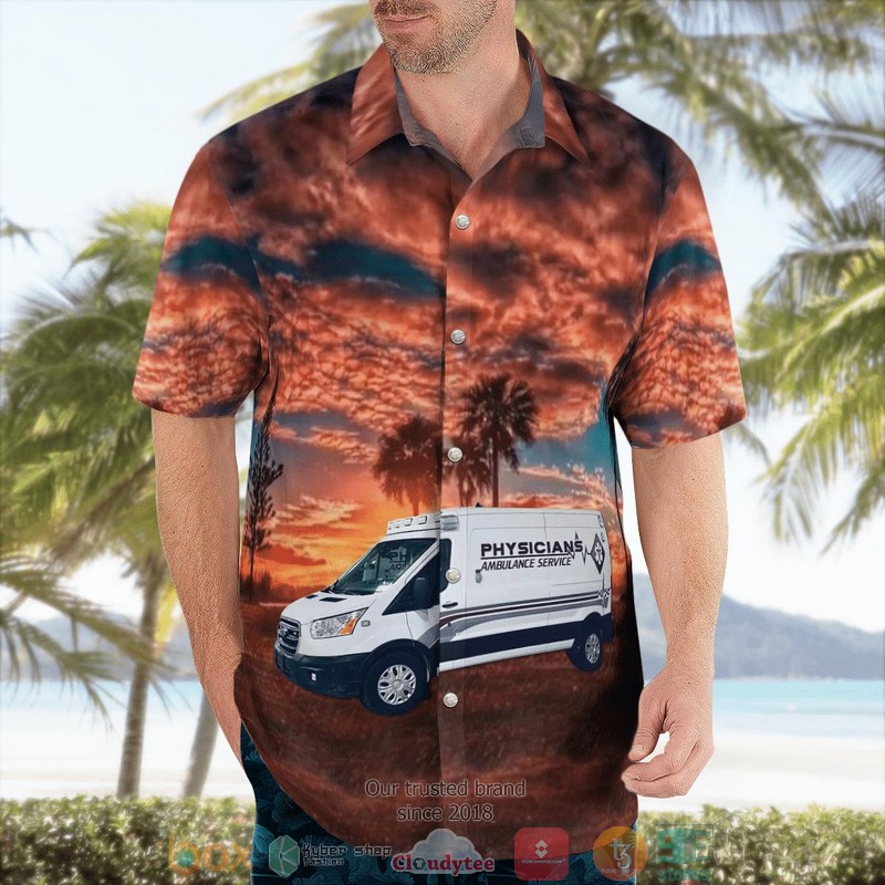 Physicians Ambulance Service LLC Indianapolis Indiana Hawaiian Shirt 3 Physicians Ambulance Service LLC Indianapolis Indiana Hawaiian Shirt word3
