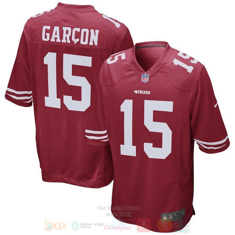 BEST Pierre Garcon San Fracisco 49ers Jersey Football word2