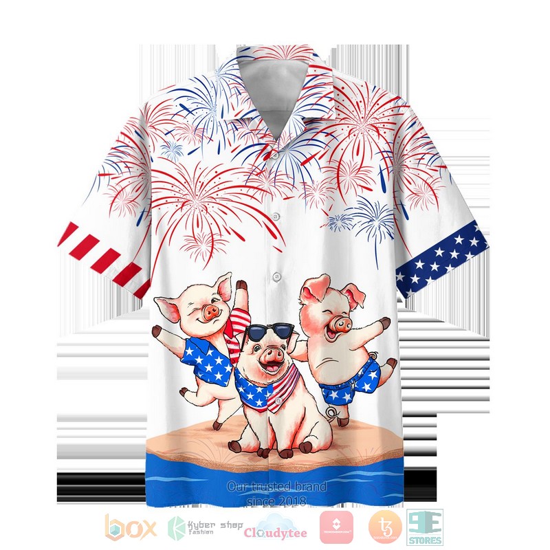 NEW Pig's Independence Day Is Coming Hawaii Shirt, Shorts 2 NEW Pig's Independence Day Is Coming Hawaii Shirt, Shorts word3