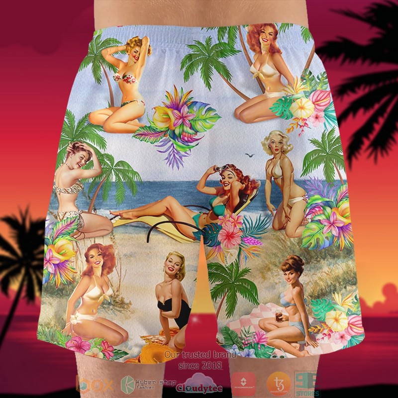 HOT Pin Up Girl Hawaii Shirt, shorts 4 HOT Pin Up Girl Hawaii Shirt, shorts word2
