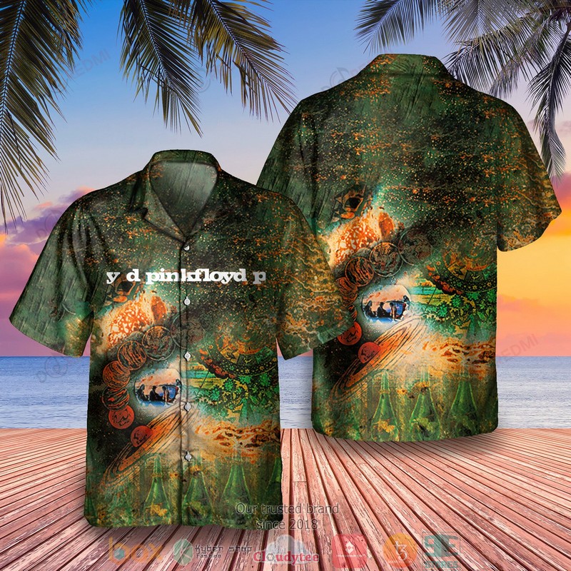 BEST Pink Floyd Band A Saucerful Of Secrets Aloha Shirt word2