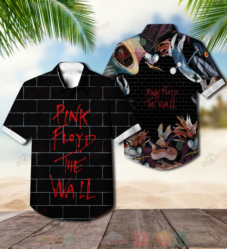 BEST Pink Floyd The Wall Black Album Aloha Hawaiian Shirt