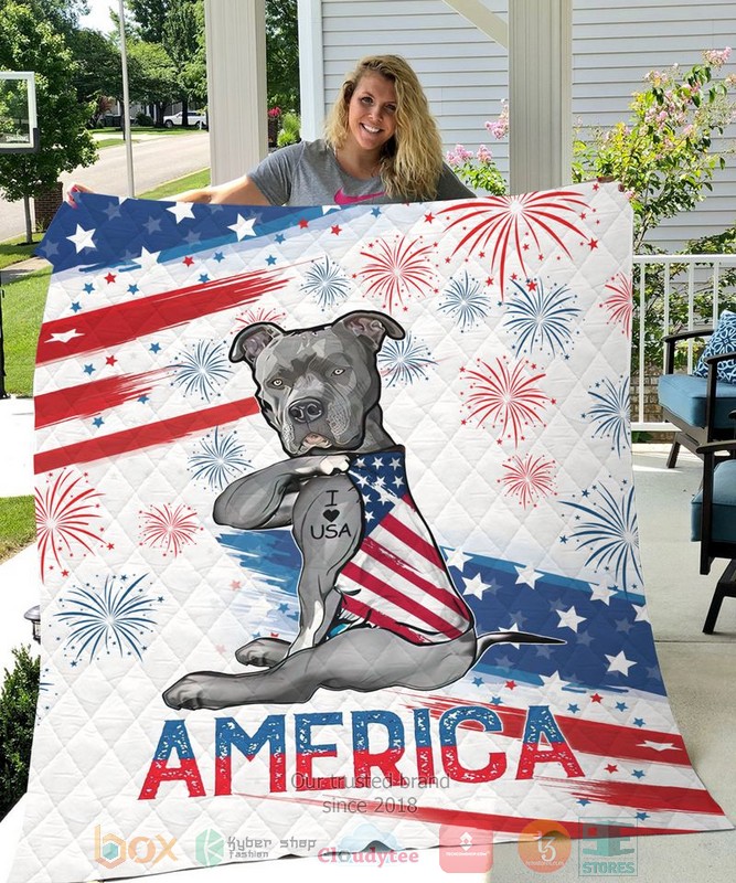 HOT Pitbull America Independence Day Blanket Quilt 2 HOT Pitbull America Independence Day Blanket Quilt word1