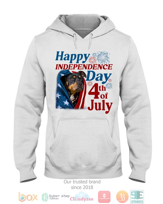 Pitbull Happy Independence Day 4th Of July Shirt, Hoodie word1