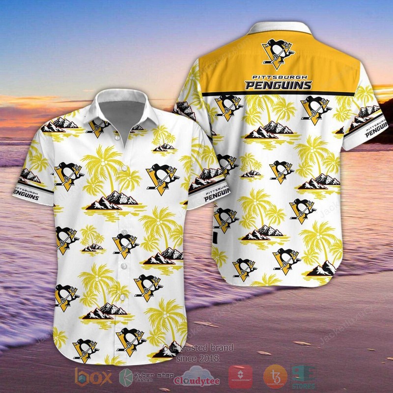 HOT Pittsburgh Penguins Hawaiian Shirt, Shorts word1