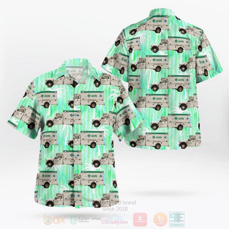 BEST Pittsburgh, Pennsylvania, Allegheny Health Network AHN 3D Aloha Shirt